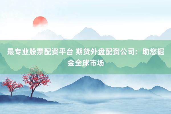 最专业股票配资平台 期货外盘配资公司：助您掘金全球市场