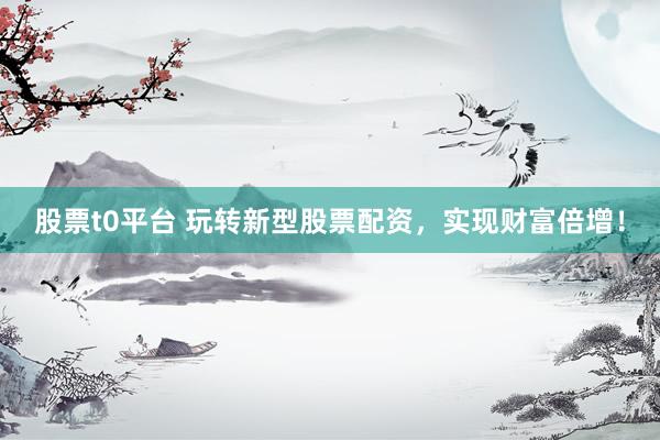 股票t0平台 玩转新型股票配资，实现财富倍增！